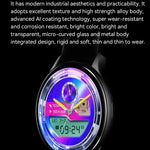 Montre connectée sport HK89 1,43 pouce BT5.0 IP67, compatible avec les notifications d'appels et de messages Bluetooth, et moniteur de fréquence cardiaque et de pression artérielle.
