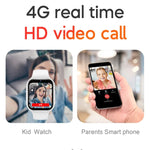 Montre connectée sport enfant K20 1,81 pouce, compatible appels vidéo/notifications de messages/GPS/Wi-Fi/IA
