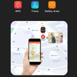 Montre connectée sport enfant K20 1,81 pouce, compatible appels vidéo/notifications de messages/GPS/Wi-Fi/IA