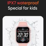 Montre connectée sport enfant K20 1,81 pouce, compatible appels vidéo/notifications de messages/GPS/Wi-Fi/IA