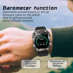 Montre connectée sport KR80 2 pouces BT5.1 IP67, compatible appels Bluetooth, suivi du sommeil, saturation en oxygène, fréquence cardiaque et pression artérielle