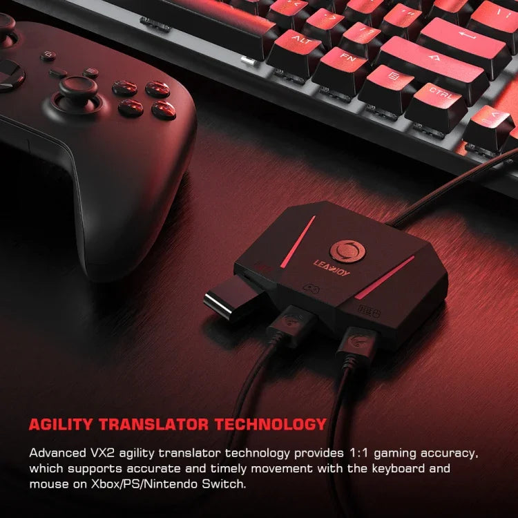 GameSir LeadJoy VX2 AimBox Convertisseur Clavier Souris pour Console de Jeu Xbox / PS4