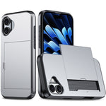 Coque de téléphone antichoc avec porte-cartes, pour iPhone 16
