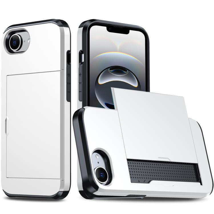 Étui de téléphone antichoc Armor avec fente pour carte, pour iPhone 17e / 16e, pour iPhone 17 Pro Max, pour iPhone 17 Pro, pour iPhone 17