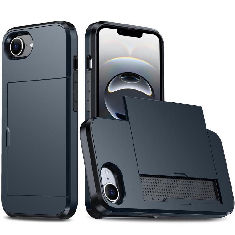 Étui de téléphone antichoc Armor avec fente pour carte, pour iPhone 17e / 16e, pour iPhone 17 Pro Max, pour iPhone 17 Pro, pour iPhone 17