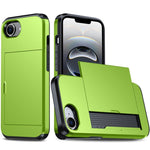 Étui de téléphone antichoc Armor avec fente pour carte, pour iPhone 17e / 16e, pour iPhone 17 Pro Max, pour iPhone 17 Pro, pour iPhone 17