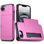 Étui de téléphone antichoc Armor avec fente pour carte, pour iPhone 17e / 16e, pour iPhone 17 Pro Max, pour iPhone 17 Pro, pour iPhone 17