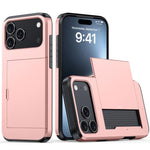 Étui de téléphone antichoc Armor avec fente pour carte, pour iPhone 17e / 16e, pour iPhone 17 Pro Max, pour iPhone 17 Pro, pour iPhone 17