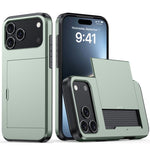 Étui de téléphone antichoc Armor avec fente pour carte, pour iPhone 17e / 16e, pour iPhone 17 Pro Max, pour iPhone 17 Pro, pour iPhone 17