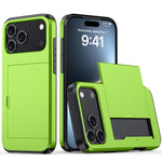 Étui de téléphone antichoc Armor avec fente pour carte, pour iPhone 17e / 16e, pour iPhone 17 Pro Max, pour iPhone 17 Pro, pour iPhone 17