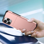 Coque de téléphone antichoc avec porte-cartes, pour iPhone 16