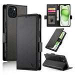 Étui de téléphone en cuir dépoli à boucle latérale magnétique, Pour iPhone 16 Pro, Pour iPhone 16 Plus, Pour iPhone 16, Pour iPhone 15 Pro Max, Pour iPhone 15 Pro, Pour iPhone 15 Plus