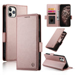 Coque de téléphone en cuir dépoli magnétique à boucle latérale, pour iPhone 12 mini, pour iPhone 11 Pro Max, pour iPhone 11, pour iPhone 11 Pro, pour iPhone X / XS, pour iPhone XR