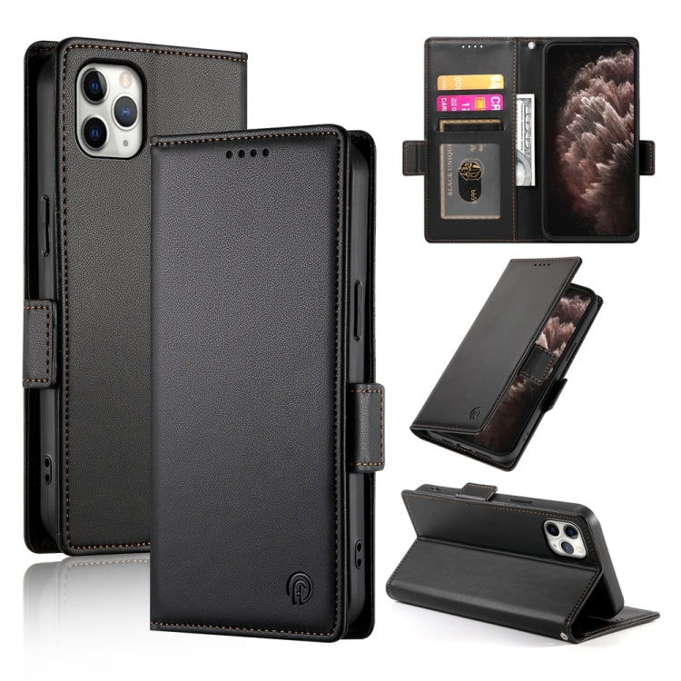 Coque de téléphone en cuir dépoli magnétique à boucle latérale, pour iPhone 12 mini, pour iPhone 11 Pro Max, pour iPhone 11, pour iPhone 11 Pro, pour iPhone X / XS, pour iPhone XR
