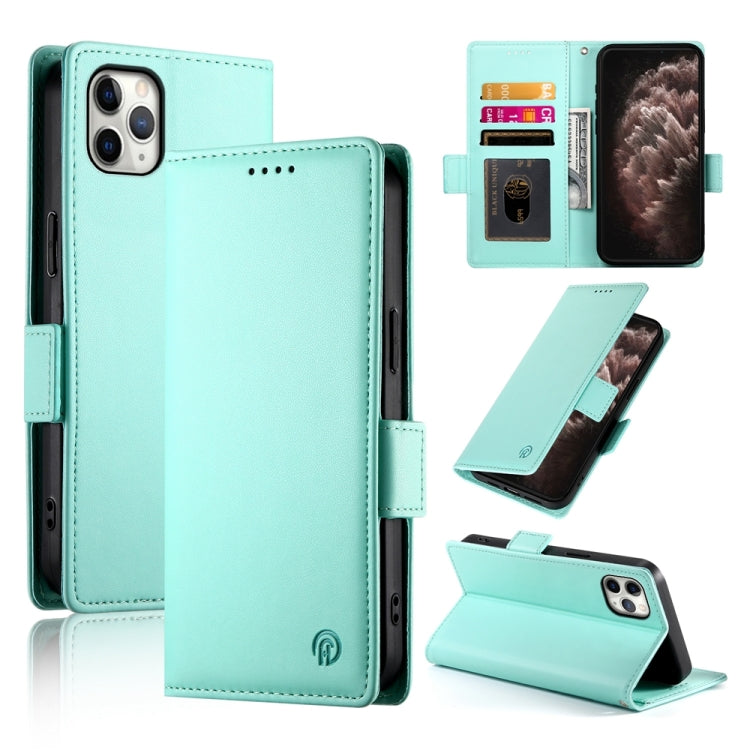 Coque de téléphone en cuir dépoli magnétique à boucle latérale, pour iPhone 12 mini, pour iPhone 11 Pro Max, pour iPhone 11, pour iPhone 11 Pro, pour iPhone X / XS, pour iPhone XR