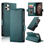 Coque de téléphone en cuir dépoli magnétique à boucle latérale, pour iPhone 12 mini, pour iPhone 11 Pro Max, pour iPhone 11, pour iPhone 11 Pro, pour iPhone X / XS, pour iPhone XR