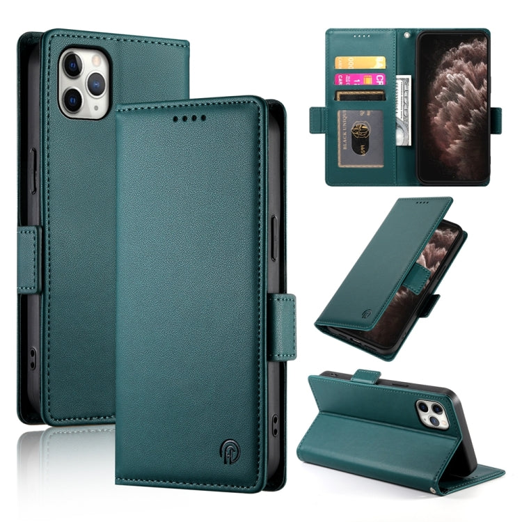 Coque de téléphone en cuir dépoli magnétique à boucle latérale, pour iPhone 12 mini, pour iPhone 11 Pro Max, pour iPhone 11, pour iPhone 11 Pro, pour iPhone X / XS, pour iPhone XR