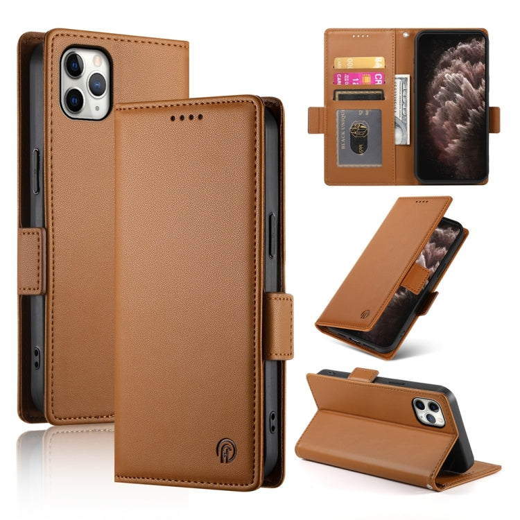 Coque de téléphone en cuir dépoli magnétique à boucle latérale, pour iPhone 12 mini, pour iPhone 11 Pro Max, pour iPhone 11, pour iPhone 11 Pro, pour iPhone X / XS, pour iPhone XR