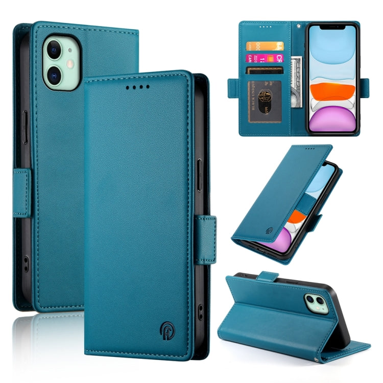 Coque de téléphone en cuir dépoli magnétique à boucle latérale, pour iPhone 12 mini, pour iPhone 11 Pro Max, pour iPhone 11, pour iPhone 11 Pro, pour iPhone X / XS, pour iPhone XR