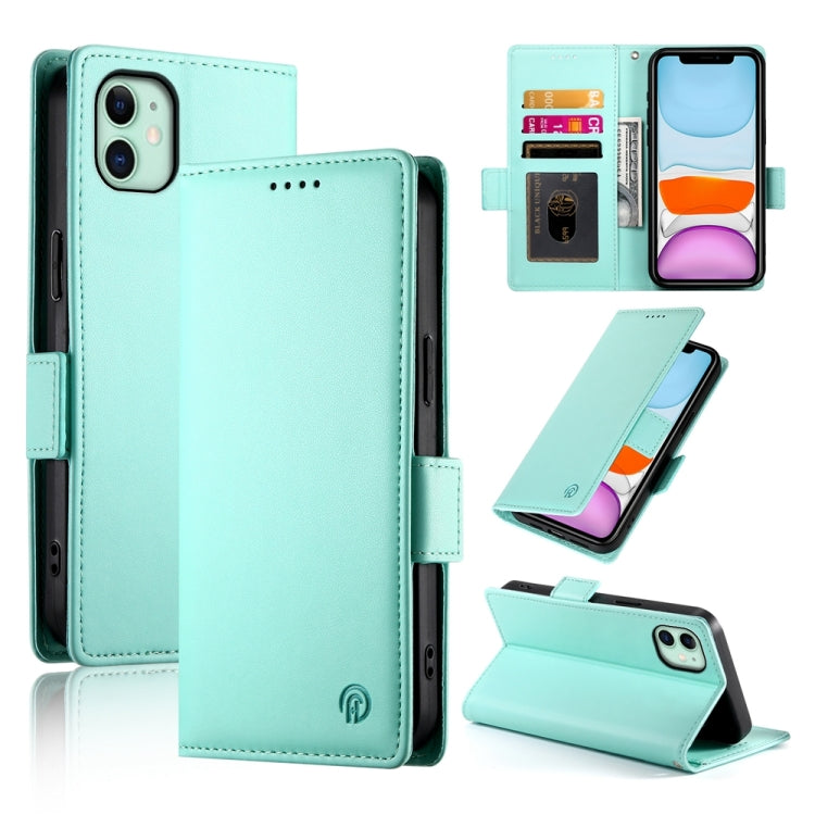 Coque de téléphone en cuir dépoli magnétique à boucle latérale, pour iPhone 12 mini, pour iPhone 11 Pro Max, pour iPhone 11, pour iPhone 11 Pro, pour iPhone X / XS, pour iPhone XR