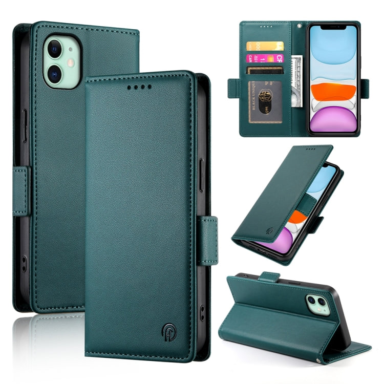 Coque de téléphone en cuir dépoli magnétique à boucle latérale, pour iPhone 12 mini, pour iPhone 11 Pro Max, pour iPhone 11, pour iPhone 11 Pro, pour iPhone X / XS, pour iPhone XR