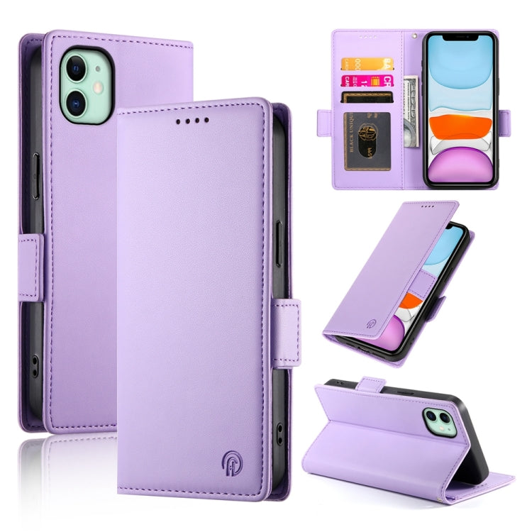 Coque de téléphone en cuir dépoli magnétique à boucle latérale, pour iPhone 12 mini, pour iPhone 11 Pro Max, pour iPhone 11, pour iPhone 11 Pro, pour iPhone X / XS, pour iPhone XR