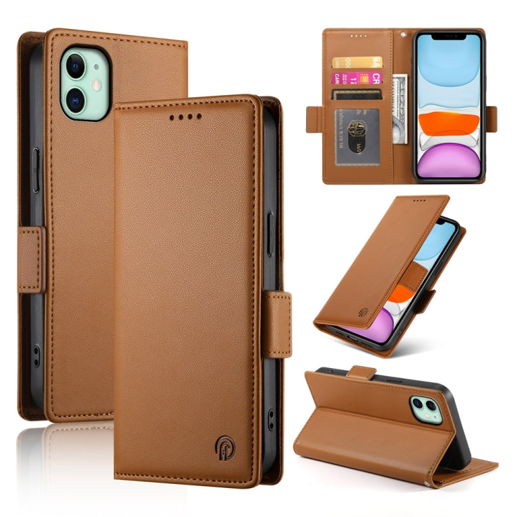 Coque de téléphone en cuir dépoli magnétique à boucle latérale, pour iPhone 12 mini, pour iPhone 11 Pro Max, pour iPhone 11, pour iPhone 11 Pro, pour iPhone X / XS, pour iPhone XR