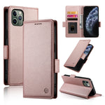 Coque de téléphone en cuir dépoli magnétique à boucle latérale, pour iPhone 12 mini, pour iPhone 11 Pro Max, pour iPhone 11, pour iPhone 11 Pro, pour iPhone X / XS, pour iPhone XR