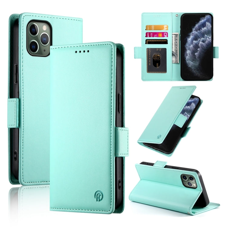 Coque de téléphone en cuir dépoli magnétique à boucle latérale, pour iPhone 12 mini, pour iPhone 11 Pro Max, pour iPhone 11, pour iPhone 11 Pro, pour iPhone X / XS, pour iPhone XR