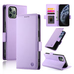 Coque de téléphone en cuir dépoli magnétique à boucle latérale, pour iPhone 12 mini, pour iPhone 11 Pro Max, pour iPhone 11, pour iPhone 11 Pro, pour iPhone X / XS, pour iPhone XR