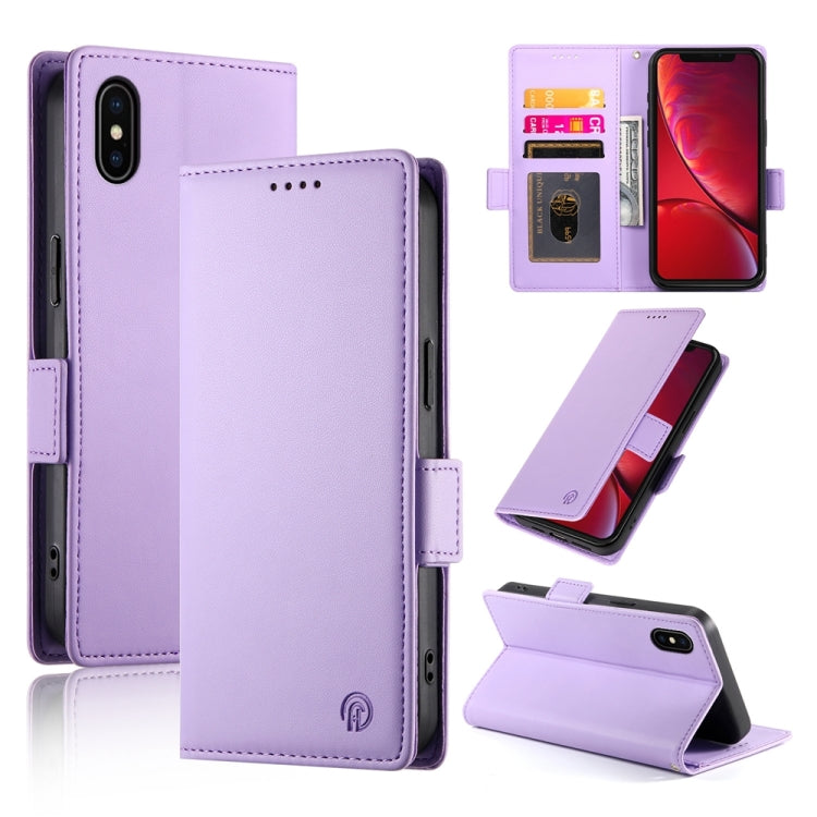 Coque de téléphone en cuir dépoli magnétique à boucle latérale, pour iPhone 12 mini, pour iPhone 11 Pro Max, pour iPhone 11, pour iPhone 11 Pro, pour iPhone X / XS, pour iPhone XR
