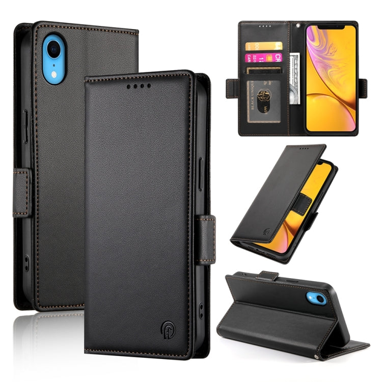 Coque de téléphone en cuir dépoli magnétique à boucle latérale, pour iPhone 12 mini, pour iPhone 11 Pro Max, pour iPhone 11, pour iPhone 11 Pro, pour iPhone X / XS, pour iPhone XR