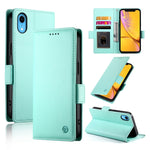 Coque de téléphone en cuir dépoli magnétique à boucle latérale, pour iPhone 12 mini, pour iPhone 11 Pro Max, pour iPhone 11, pour iPhone 11 Pro, pour iPhone X / XS, pour iPhone XR