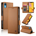Coque de téléphone en cuir dépoli magnétique à boucle latérale, pour iPhone 12 mini, pour iPhone 11 Pro Max, pour iPhone 11, pour iPhone 11 Pro, pour iPhone X / XS, pour iPhone XR