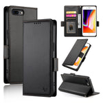 Coque de téléphone en cuir dépoli à boucle latérale magnétique, pour iPhone XS Max, pour iPhone 8 Plus / 7 Plus