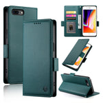 Coque de téléphone en cuir dépoli à boucle latérale magnétique, pour iPhone XS Max, pour iPhone 8 Plus / 7 Plus