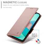 Étui de téléphone en cuir dépoli magnétique à boucle latérale, pour iPhone 17e / 16e, pour iPhone 17 Pro Max, pour iPhone 17 Pro, pour iPhone 17, pour iPhone Air, pour iPhone 16 Pro Max