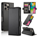 Étui de téléphone en cuir dépoli magnétique à boucle latérale, pour iPhone 17e / 16e, pour iPhone 17 Pro Max, pour iPhone 17 Pro, pour iPhone 17, pour iPhone Air, pour iPhone 16 Pro Max