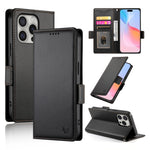 Étui de téléphone en cuir dépoli à boucle latérale magnétique, Pour iPhone 16 Pro, Pour iPhone 16 Plus, Pour iPhone 16, Pour iPhone 15 Pro Max, Pour iPhone 15 Pro, Pour iPhone 15 Plus