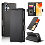 Étui de téléphone en cuir dépoli à boucle latérale magnétique, Pour iPhone 16 Pro, Pour iPhone 16 Plus, Pour iPhone 16, Pour iPhone 15 Pro Max, Pour iPhone 15 Pro, Pour iPhone 15 Plus