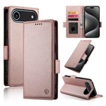 Étui de téléphone en cuir dépoli magnétique à boucle latérale, pour iPhone 17e / 16e, pour iPhone 17 Pro Max, pour iPhone 17 Pro, pour iPhone 17, pour iPhone Air, pour iPhone 16 Pro Max