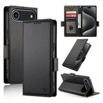 Étui de téléphone en cuir dépoli magnétique à boucle latérale, pour iPhone 17e / 16e, pour iPhone 17 Pro Max, pour iPhone 17 Pro, pour iPhone 17, pour iPhone Air, pour iPhone 16 Pro Max