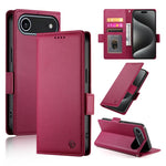 Étui de téléphone en cuir dépoli magnétique à boucle latérale, pour iPhone 17e / 16e, pour iPhone 17 Pro Max, pour iPhone 17 Pro, pour iPhone 17, pour iPhone Air, pour iPhone 16 Pro Max