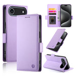 Étui de téléphone en cuir dépoli magnétique à boucle latérale, pour iPhone 17e / 16e, pour iPhone 17 Pro Max, pour iPhone 17 Pro, pour iPhone 17, pour iPhone Air, pour iPhone 16 Pro Max