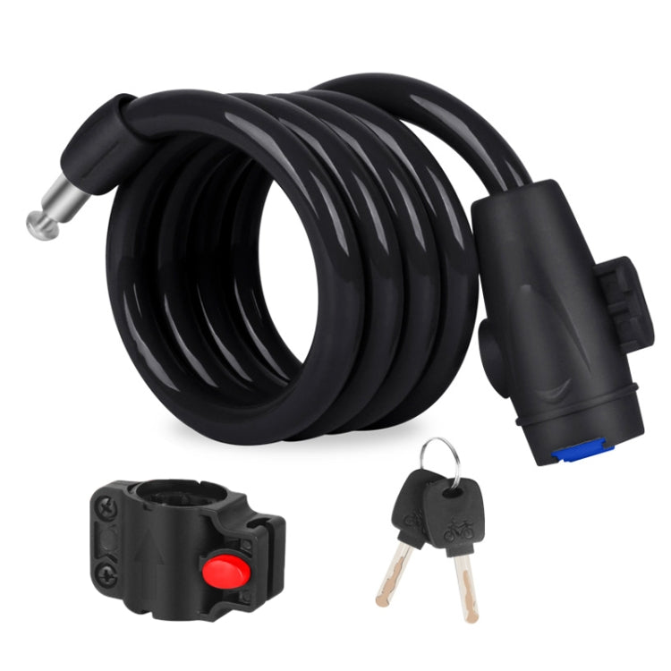 Antivol portable pour vélo avec câble en acier et cadre de verrouillage, style A 100 cm noir, style A 120 cm noir, style B 100 cm noir, style B 120 cm noir, style B 150 cm noir