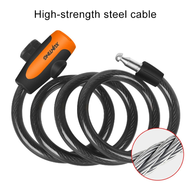 Antivol portable pour vélo avec câble en acier et cadre de verrouillage, style A 100 cm noir, style A 120 cm noir, style B 100 cm noir, style B 120 cm noir, style B 150 cm noir