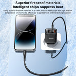 Chargeur Yesido YC69 30W USB + Double USB-C / Type-C avec Affichage Numérique, Spécification : Prise EU, YC69