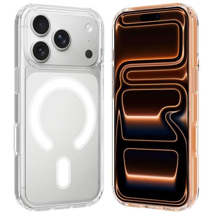 Coque en TPU acrylique transparent magnétique MagSafe pour appareil photo à grand trou, Pour iPhone 17 Pro Max, Pour iPhone 17 Pro, Pour iPhone 17, Pour iPhone Air, Pour iPhone 16 Pro Max, Pour iPhone 16 Pro, Pour iPhone 16 Plus, Pour iPhone 16