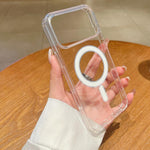 Coque en TPU acrylique transparent magnétique MagSafe pour appareil photo à grand trou, Pour iPhone 17 Pro Max, Pour iPhone 17 Pro, Pour iPhone 17, Pour iPhone Air, Pour iPhone 16 Pro Max, Pour iPhone 16 Pro, Pour iPhone 16 Plus, Pour iPhone 16