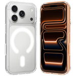 Coque en TPU acrylique transparent magnétique MagSafe pour appareil photo à grand trou, Pour iPhone 17 Pro Max, Pour iPhone 17 Pro, Pour iPhone 17, Pour iPhone Air, Pour iPhone 16 Pro Max, Pour iPhone 16 Pro, Pour iPhone 16 Plus, Pour iPhone 16